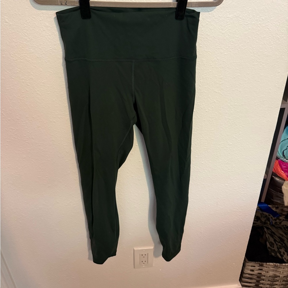 Dark Green High-Waisted Leggings Lululemon